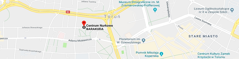 mapa jak trafić